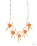 lei-of-the-land-orange-necklace-paparazzi-accessories