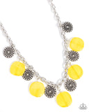 worthwhile-wheels-yellow-necklace-paparazzi-accessories