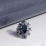 Elaborate Effect - Blue Ring - Paparazzi Accessories