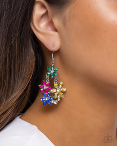 Floral Founder - Multi Earrings - Paparazzi Accessories