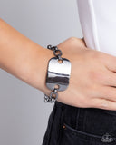 Sleek Suit - Black Bracelet - Paparazzi Accessories