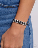 Ornate Outline - Black Bracelet - Paparazzi Accessories