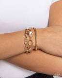 Modestly Mismatched - Brown Bracelet - Paparazzi Accessories