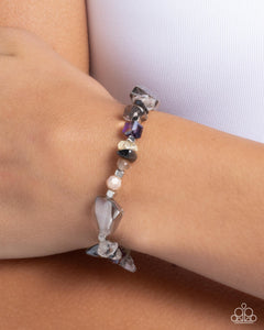 Eclectic Ease - Silver Bracelet - Paparazzi Accessories