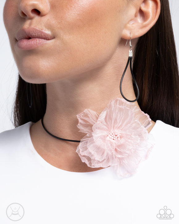 French Facade - Pink Necklace - Paparazzi Accessories