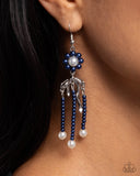 Unforgettable Umbrella - Blue Earrings - Paparazzi Accessories