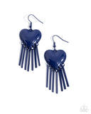 flirty-fringe-blue-earrings-paparazzi-accessories