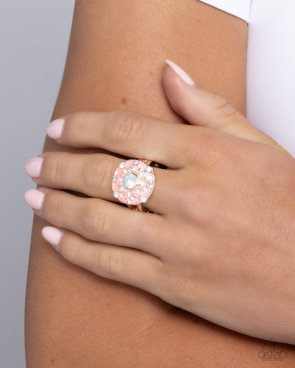 Cheers to Perfection - Rose Gold Ring - Paparazzi Accessories