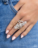 Chic Combination - White Ring - Paparazzi Accessories