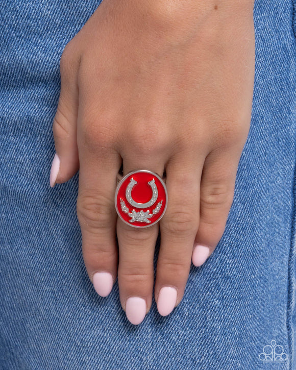 Santa Fe Stallion - Red Ring - Paparazzi Accessories