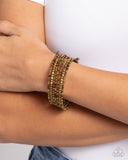 Best Way to Unwind - Brass Bracelet - Paparazzi Accessories