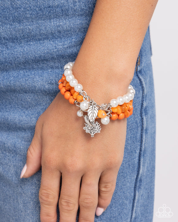 Canyonland Color - Orange Bracelet - Paparazzi Accessories