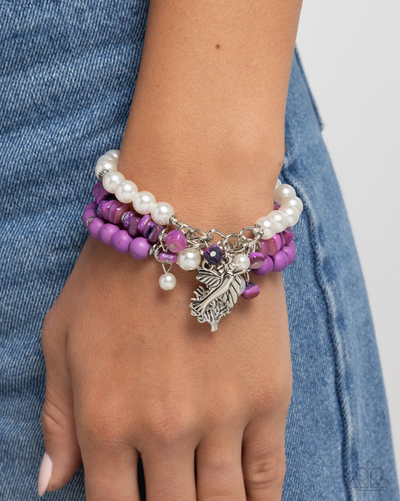 Canyonland Color - Purple Bracelet - Paparazzi Accessories