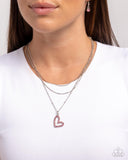Valentines Day Decadence - Pink Necklace - Paparazzi Accessories