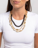 Eclectic Effect - Black Necklace - Paparazzi Accessories