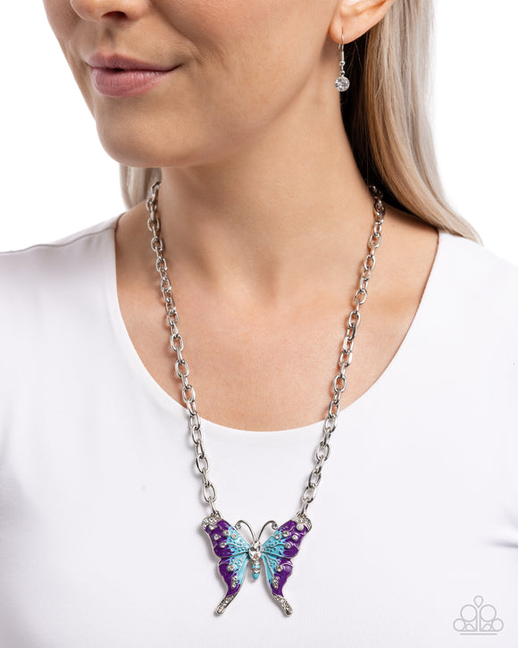Soft Landing - Multi Necklace - Paparazzi Accessories