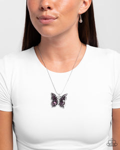 Magical Metamorphosis - Purple Necklace - Paparazzi Accessories