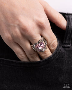 Cutie Chemistry - Pink Ring - Paparazzi Accessories