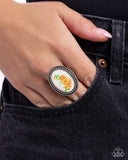 Handmade Heaven - Orange Ring - Paparazzi Accessories