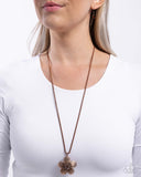 Floral Freestyle - Copper Necklace - Paparazzi Accessories