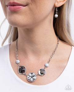 Stony Someday - Black Necklace - Paparazzi Accessories