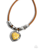 significant-other-yellow-necklace-paparazzi-accessories