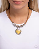 Significant Other - Yellow Necklace - Paparazzi Accessories