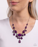 Significant Influence - Purple Necklace - Paparazzi Accessories