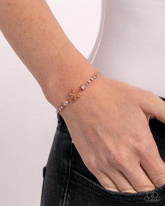 Dainty Delivery - Copper Bracelet - Paparazzi Accessories