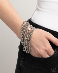 Executive Extravagance - White Bracelet - Paparazzi Accessories