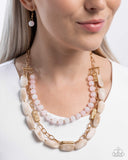 Eclectic Effect - Pink Necklace - Paparazzi Accessories