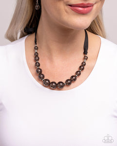 Lace Maker - Black Necklace - Paparazzi Accessories