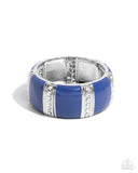 Fashionable Fringe - Blue Complete Look  - Paparazzi Accessories