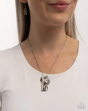 Confidence in Him - Blue Necklace - Paparazzi Accessories
