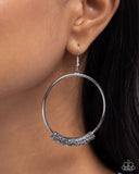 Sassy Story - Silver Earrings - Paparazzi Accessories