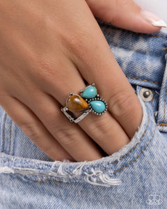 Themed Trio - Brown Ring - Paparazzi Accessories