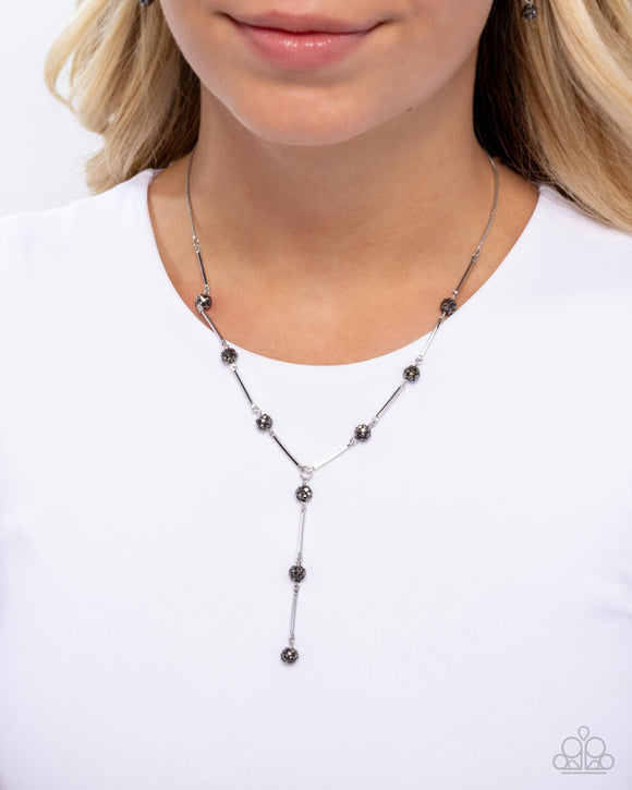 Waltzing Welcome - Silver Necklace - Paparazzi Accessories