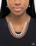 Promising Promenade - Brown Necklace - Paparazzi Accessories