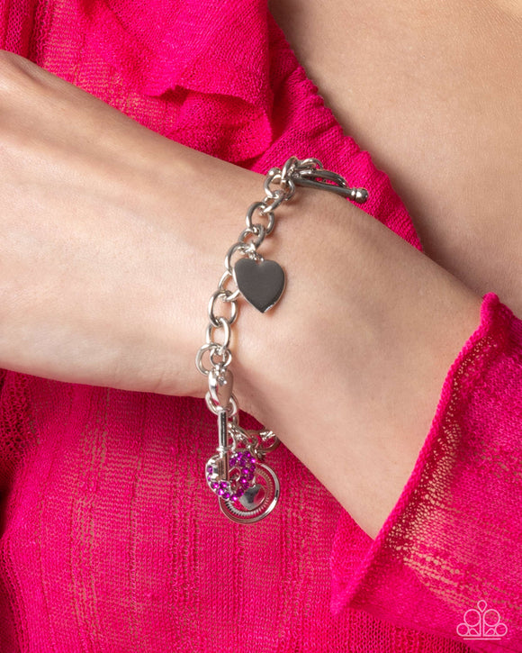 Momentary Balance - Pink Bracelet - Paparazzi Accessories