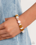 Porcelain Pizzazz - Pink Complete Look  - Paparazzi Accessories