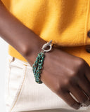 Iridescent Icon - Green Complete Look  - Paparazzi Accessories