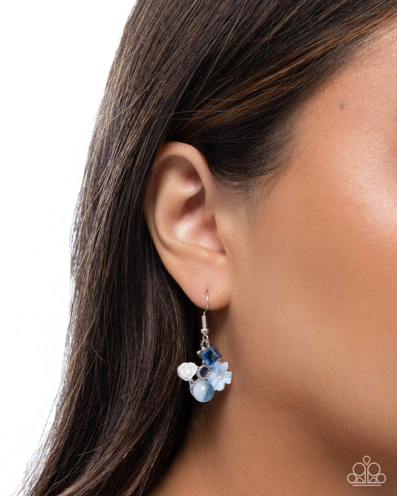Fantastical Fairytale - Blue Earrings - Paparazzi Accessories
