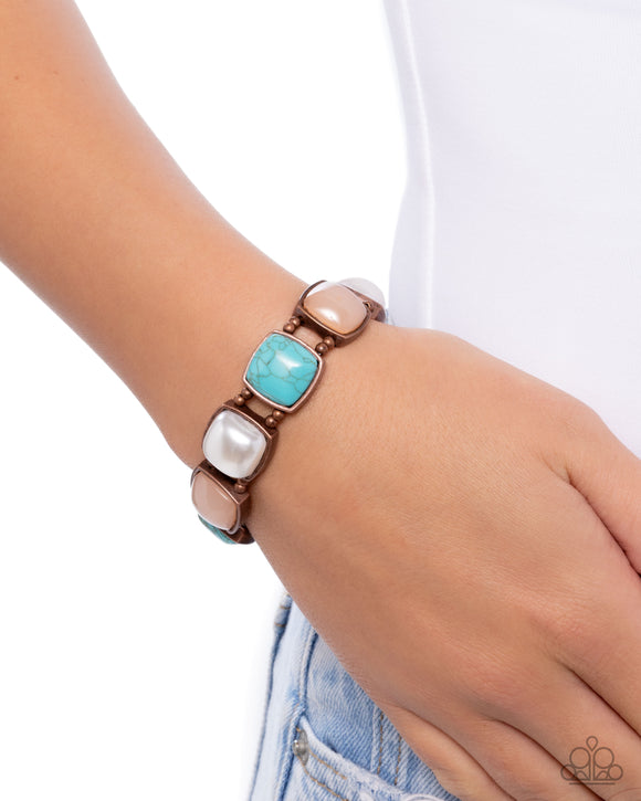 Everfree Elegance - Copper Bracelet - Paparazzi Accessories
