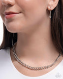 Modular Maven - White Necklace - Paparazzi Accessories