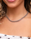 Modular Maven - White Necklace - Paparazzi Accessories