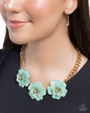 Gala Genre - Green Necklace - Paparazzi Accessories