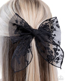 Catwalk Chic - Black Hair Clip - Paparazzi Accessories