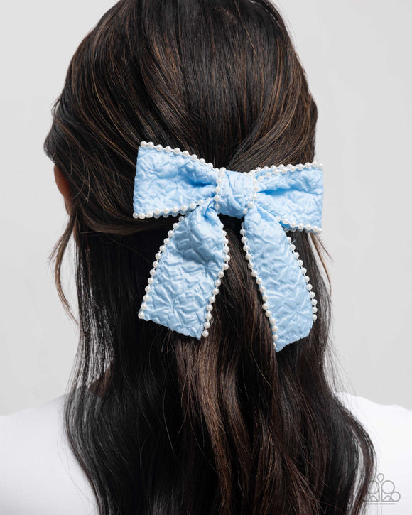 Coquette Charm - Blue Hair Clip - Paparazzi Accessories