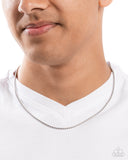 Stainless Solo - Silver Mens Necklace - Paparazzi Accessories