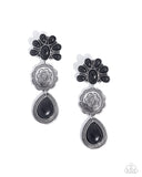 handcrafted-haul-black-post earrings-paparazzi-accessories